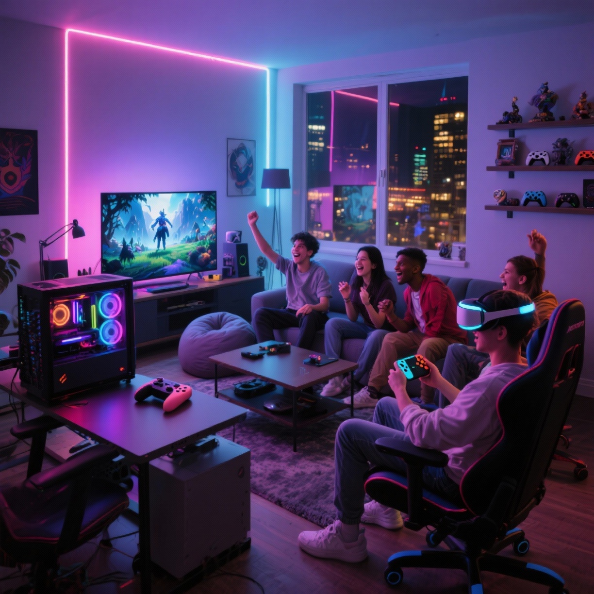 Conexão Gamer: Explorando Universos, Plataformas e Comunidades dos Jogos