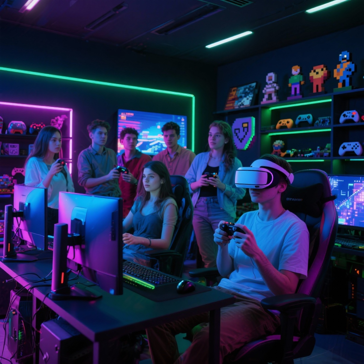 Entre Pixels e Joysticks: Navegue Pelo Universo Gamer Atual