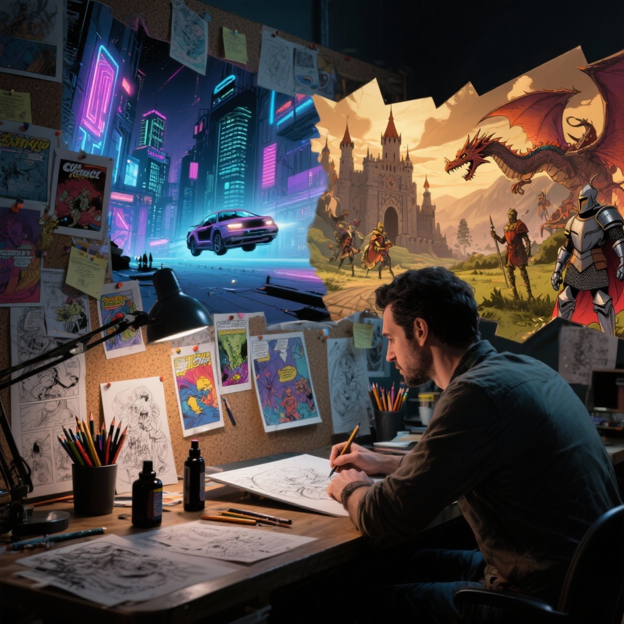 Universos Paralelos, Criações Infinitas: Explorando os Limites das HQs